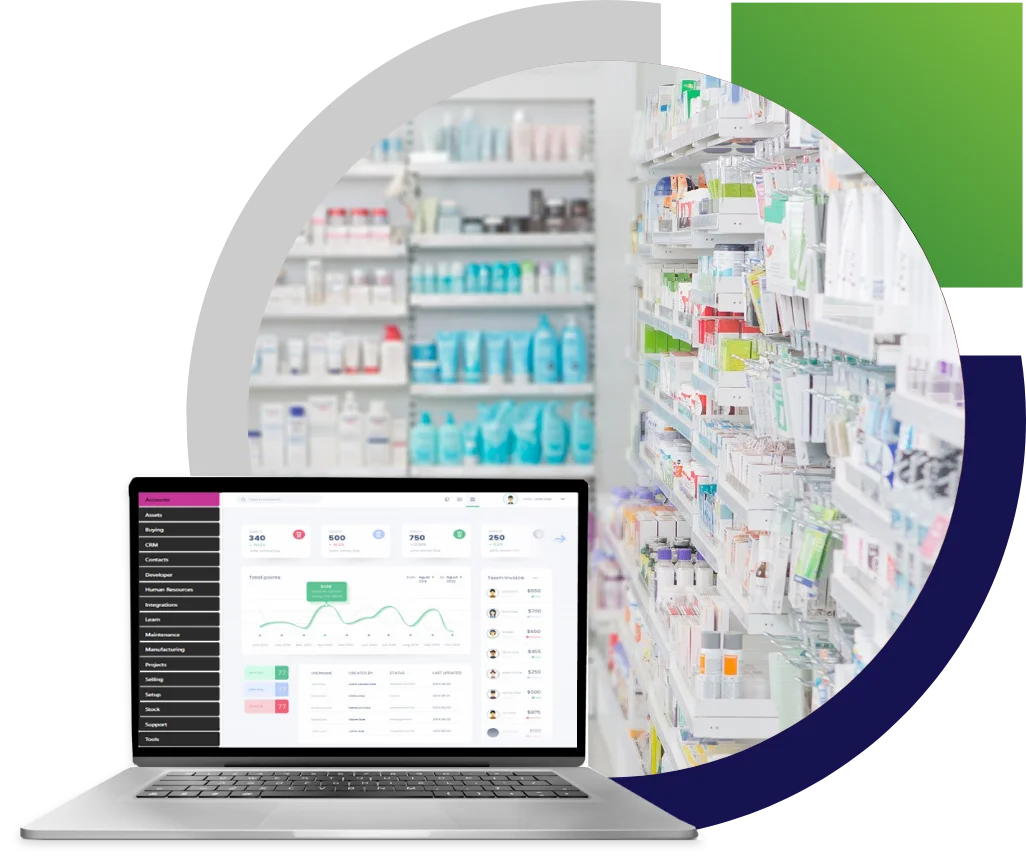 about pharmacy erp software