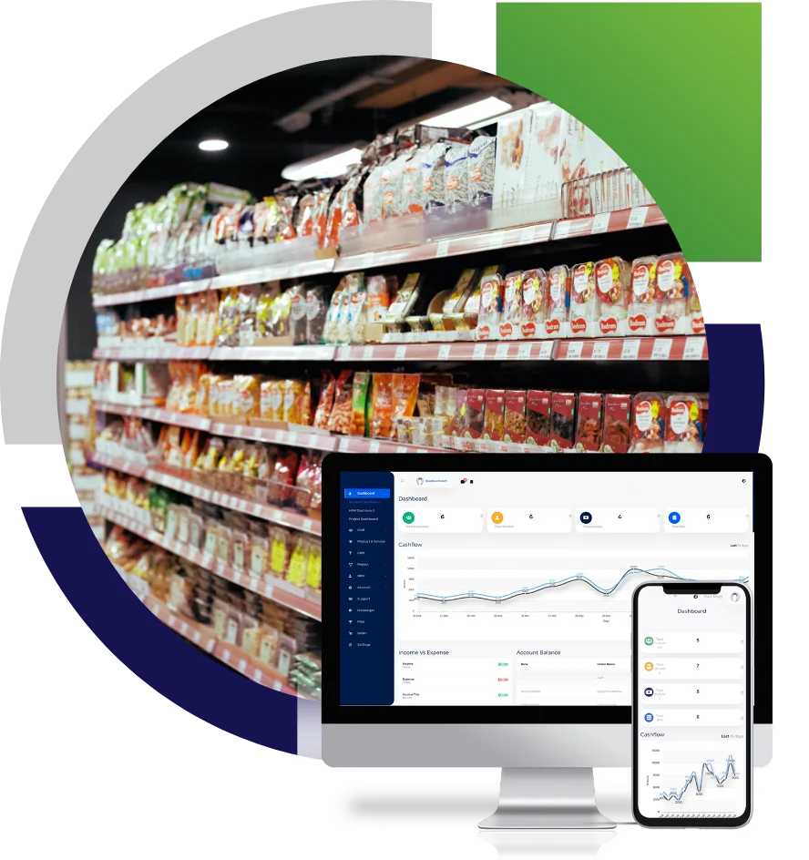 supermarket erp software